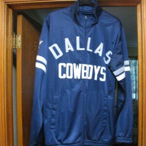 DALLAS COWBOYS NFL WINDBREAKER EMBROIDERED JACKET SIZE M BRAND NEW NO TAGS NWOT